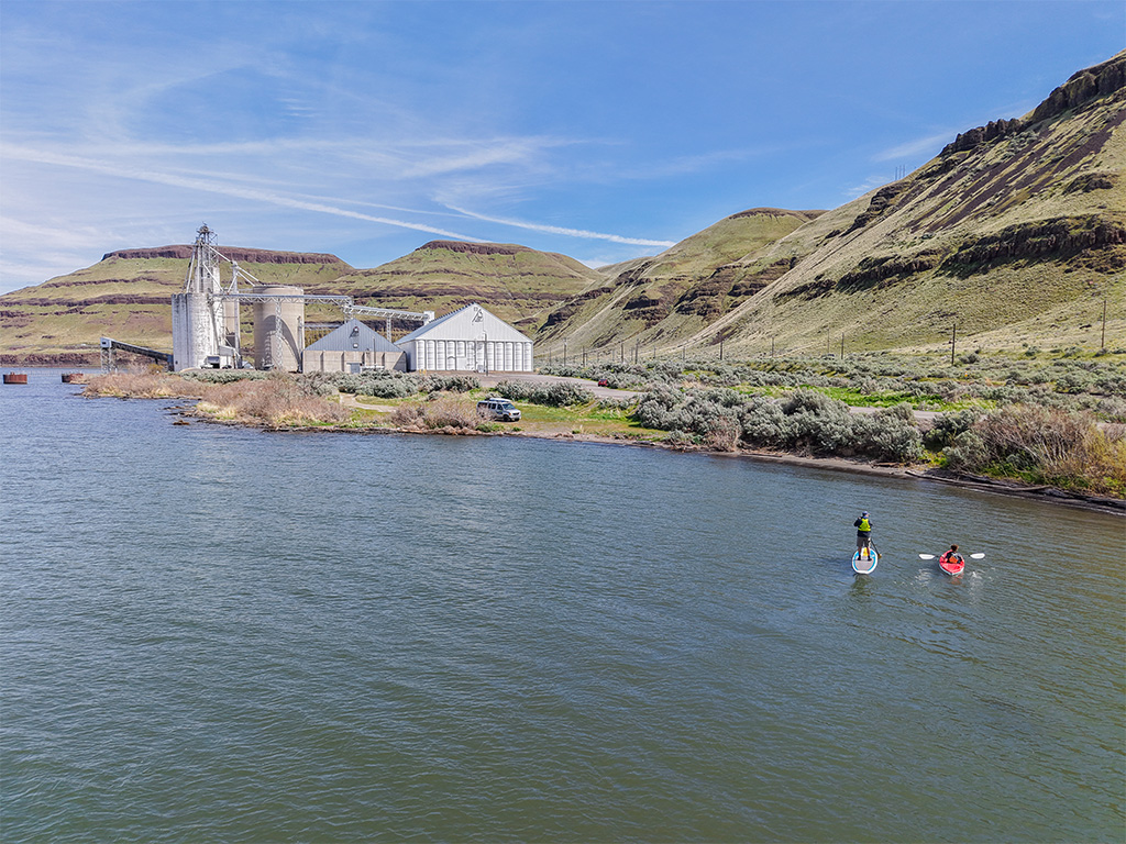 Port Kelley along the Columbia River is one of many industries in the Wallula Gap area